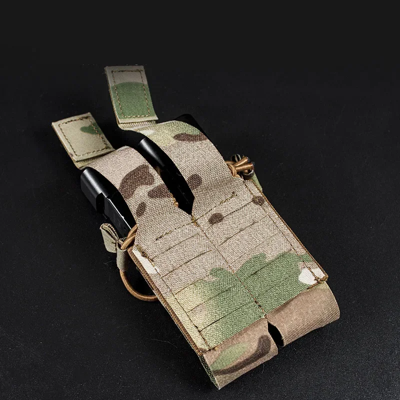 Bolsa táctica DPMP doble para revistas, cinturón Huntign, bolsa Molle Mag, bolsa para linterna, funda para antorcha - imagen 3