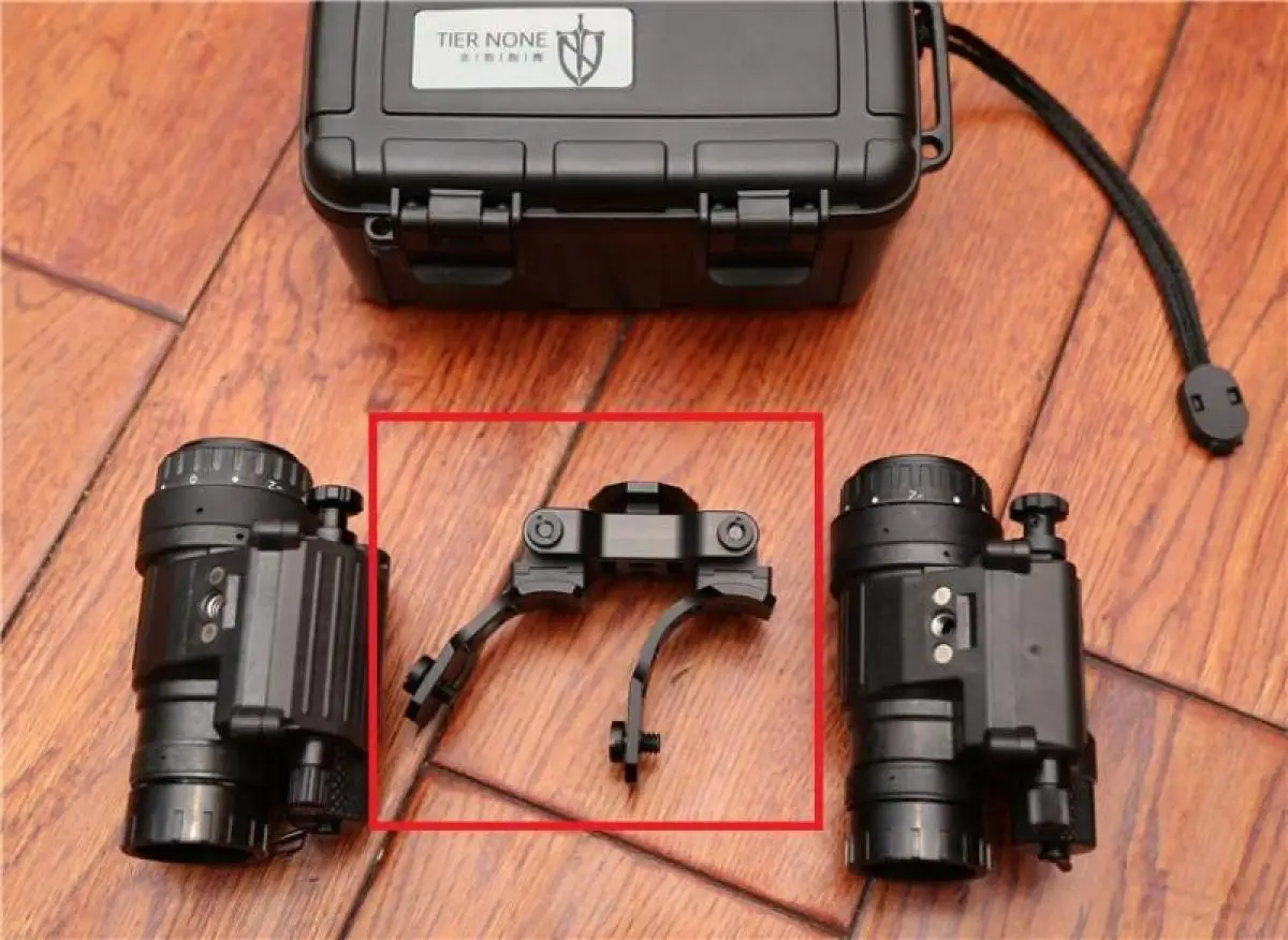 Sistema Modular NVG de Metal táctico para exteriores, soporte Dual j-arm PVS14 "MUM28", doble MUM14 NVM14, soporte de luz de ojo Dual L4G24 PVS28 P - imagen 3