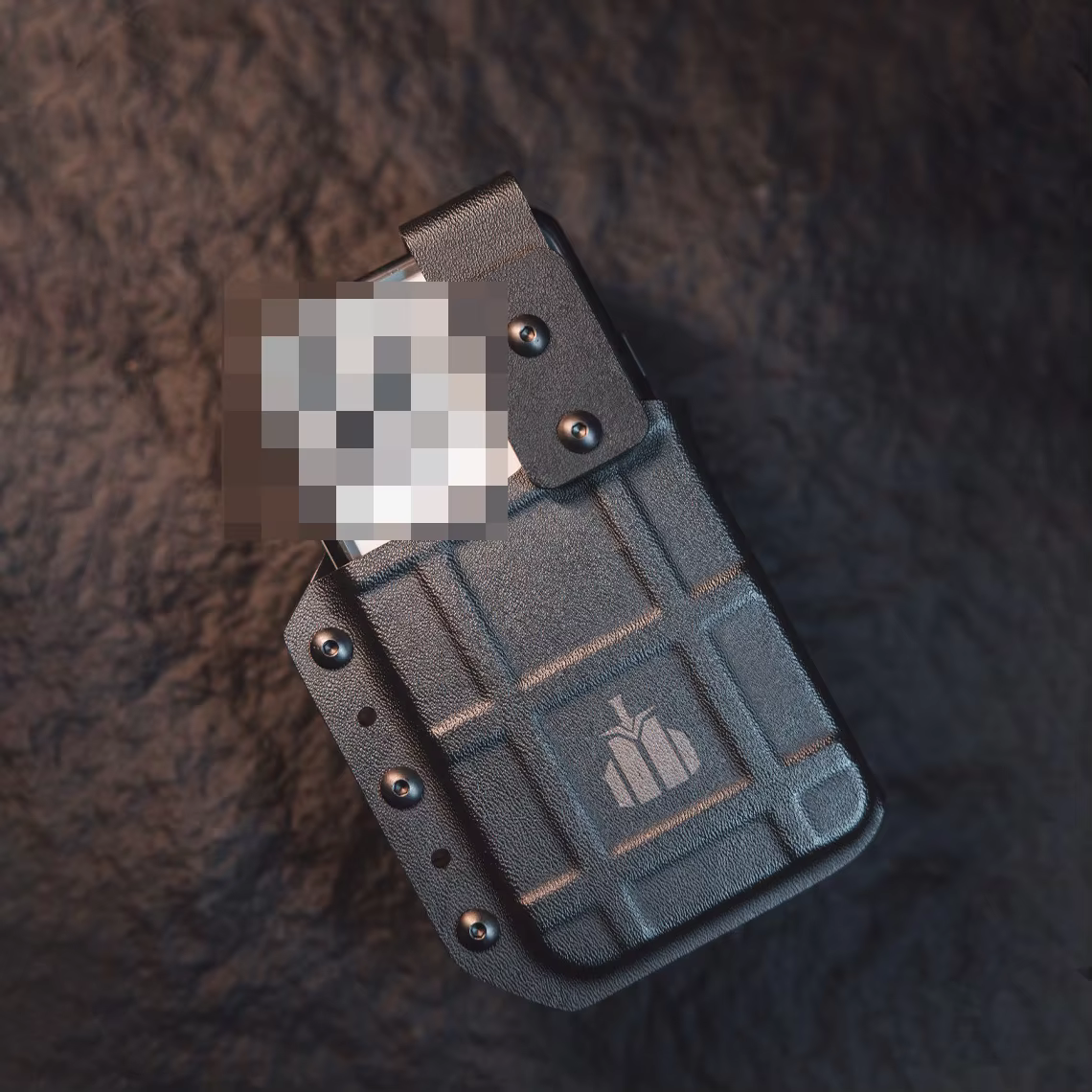 Funda táctica Kydex para móvil – Liberación rápida cinturón - imagen 4
