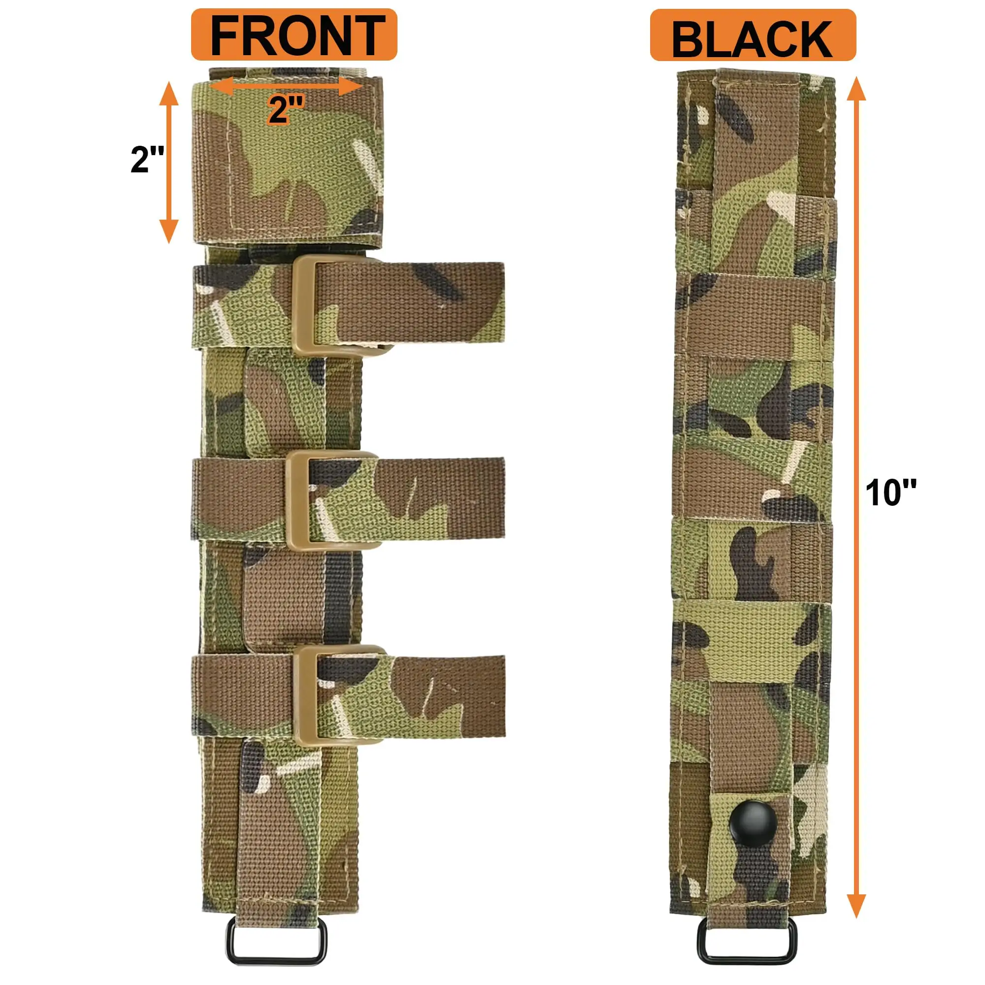 Soporte Molle porta herramientas – Funda táctica hacha y cuchillo - imagen 2