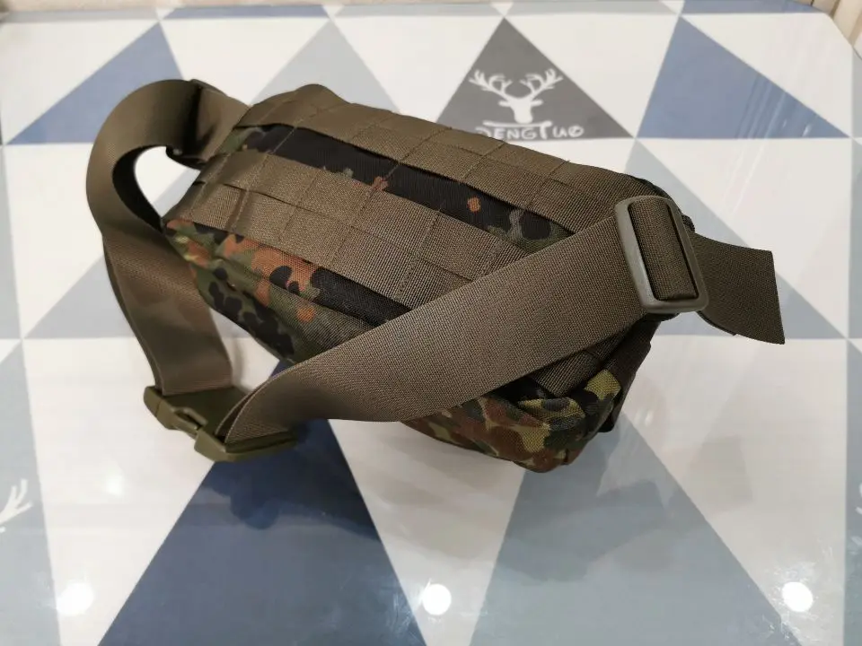 Riñonera táctica Cinturón extraíble de camuflaje moteado alemán