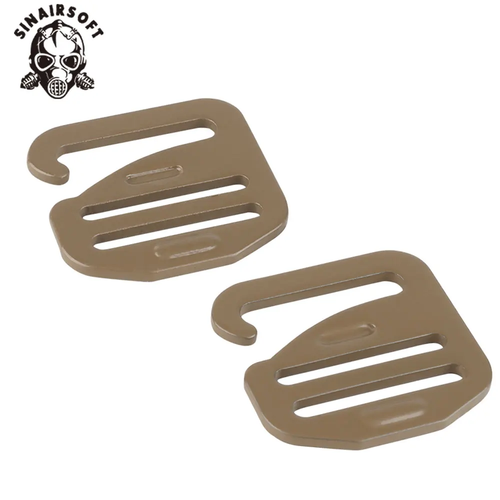 Gancho de 2 piezas G para correa táctica FCPC Airsoft Vest DON/DOFF Kangaroo MAG, Conector de bolsa Modular, accesorios de punto de fijación - imagen 4