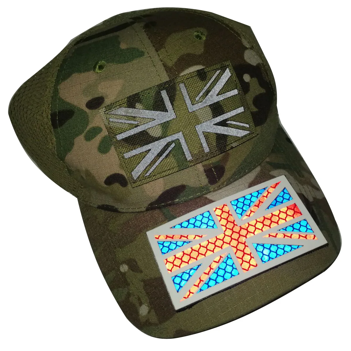 IR reflectante tela Union Jack moral insignia mochila bandera brazalete parches para ropa - imagen 4