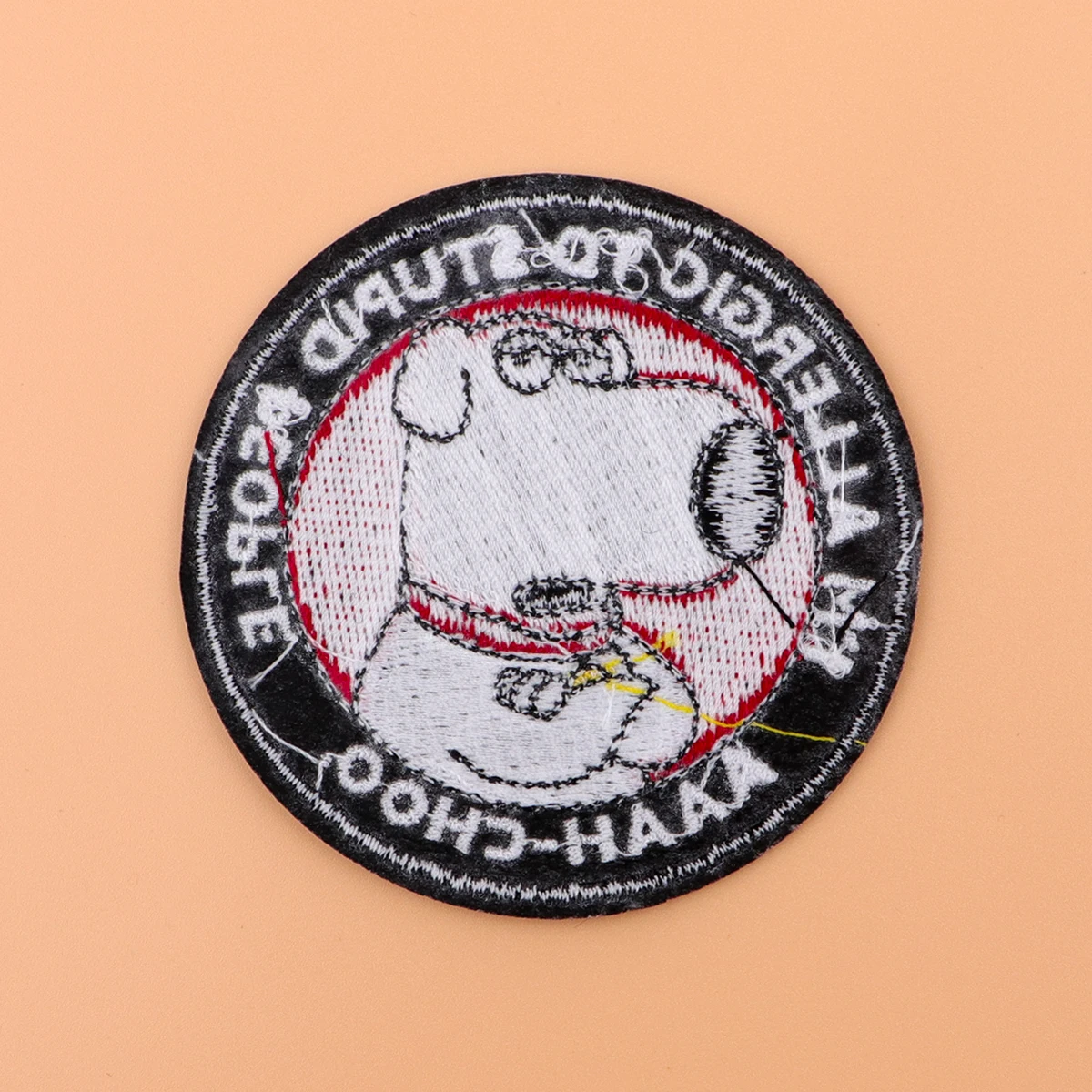 Parche bordado de perro de dibujos animados, parches para planchar para ropa, parches termoadhesivos, lindos parches de animales en ropa, insignia DIY para coser - imagen 3