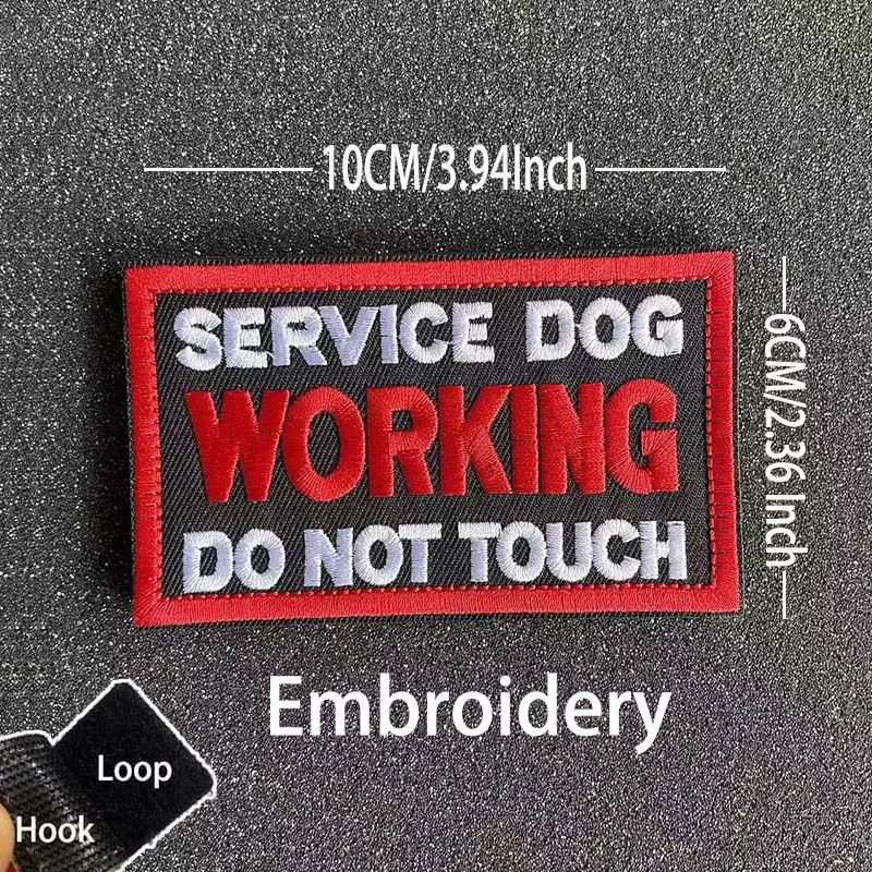 Parche bordado K9 - emblema táctico para ropa y mochila - imagen 2