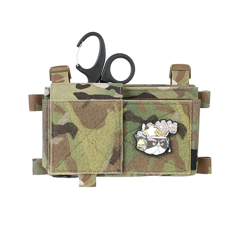 Bolsa de tijeras médicas montada en el pecho táctico al aire libre, adecuada para MK3, MK4, D3CRM, arnés de pecho, bolsa de tijera táctica - imagen 3