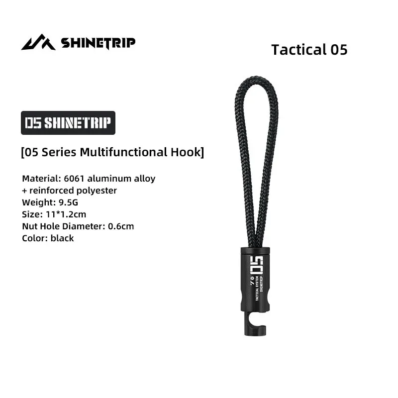 ShineTrip 05Series Ganchos Multifuncionales de Aluminio para Camping - imagen 3