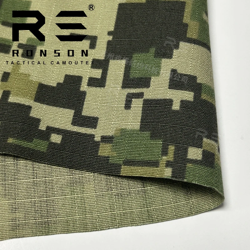 Tela a cuadros de algodón y nailon de camuflaje de México, ropa de trabajo táctica impermeable y cómoda para exteriores - imagen 3