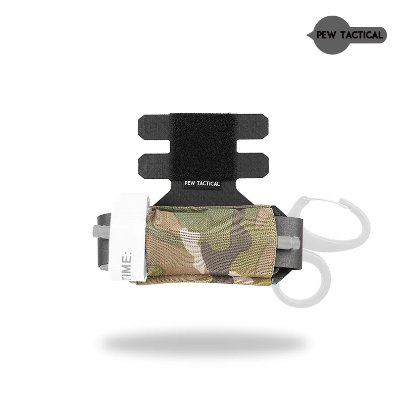 Soporte de torniquete estilo PEW TACTICAL HSP, bolsa elástica para tijeras con placa colgante, bolsa de torniquete - imagen 2