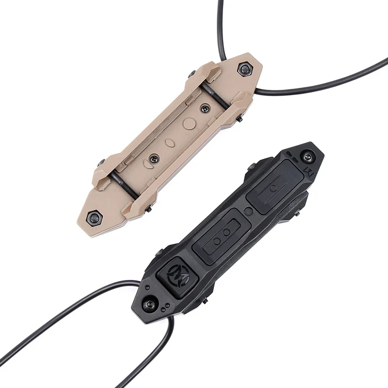 WADSN-interruptor remoto táctico de doble Control para linterna Airsoft Surefir M300 M600, enchufe de 2,5mm y 3,5mm, láser PEQ DBAL MLOK KEYMOD - imagen 5