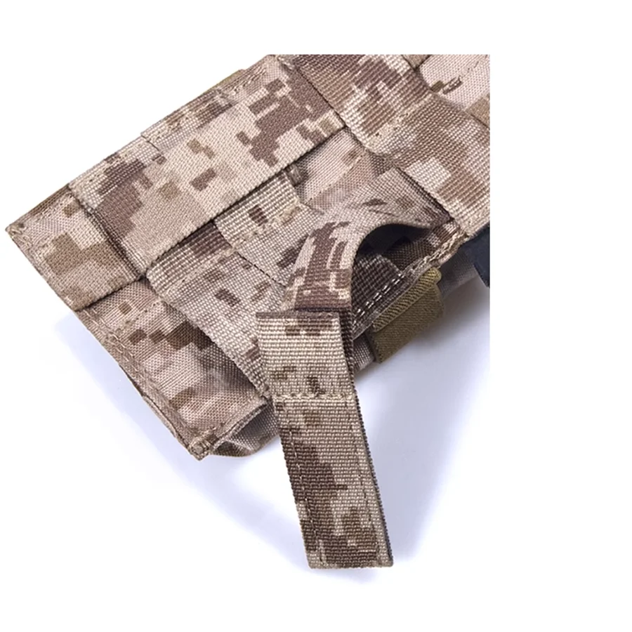 Bolsa de 30cm de largo para chaleco táctico al aire libre, accesorio multiusos MOLLE, Kit de herramientas de doble tira - imagen 5