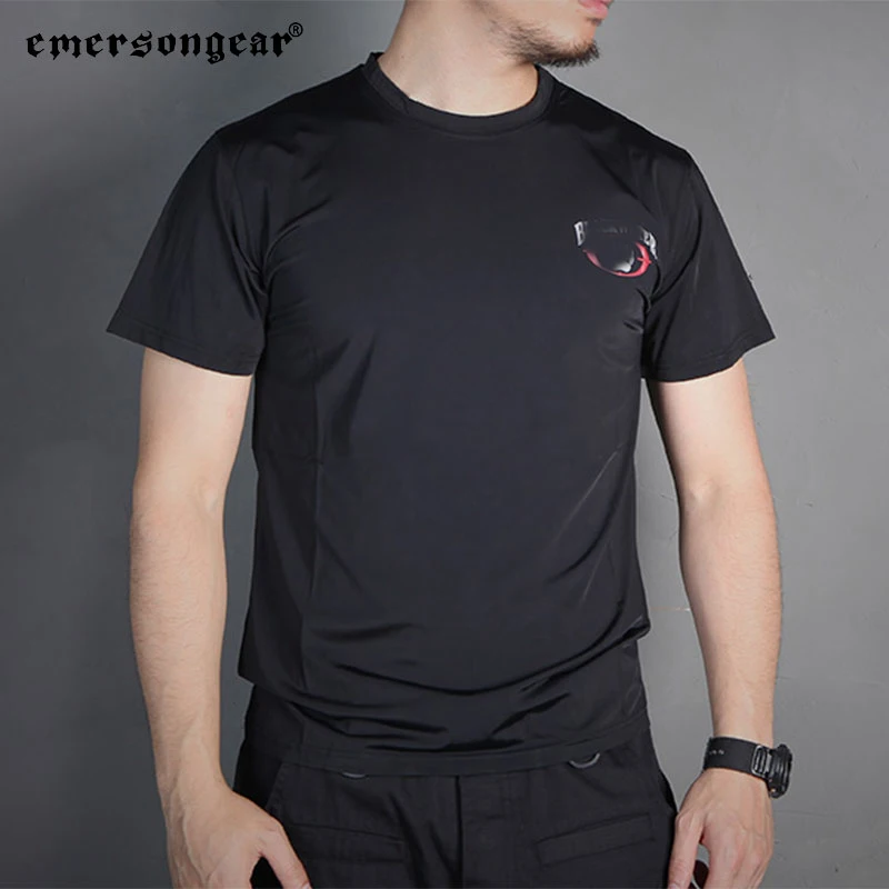 Emersongear-Camiseta táctica absorbente de sudor, camiseta absorbente tipo C, manga corta, pesca, Camping, ciclismo, senderismo, EM2629 - imagen 2