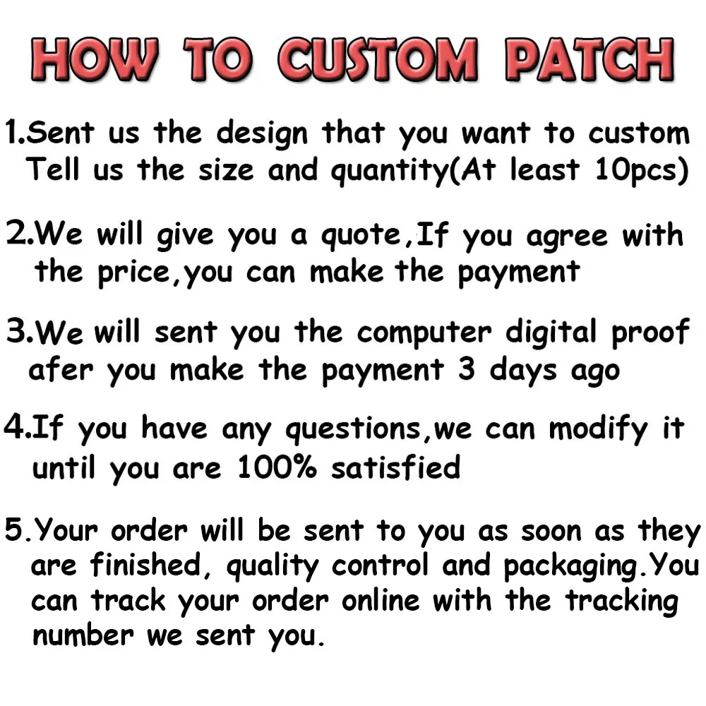 Parche bordado personalizado A1 con respaldo de gancho para planchar para apliques de decoración de ropa - imagen 3
