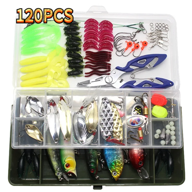 Kit de señuelos de pesca para lubina, lucioperca y perca