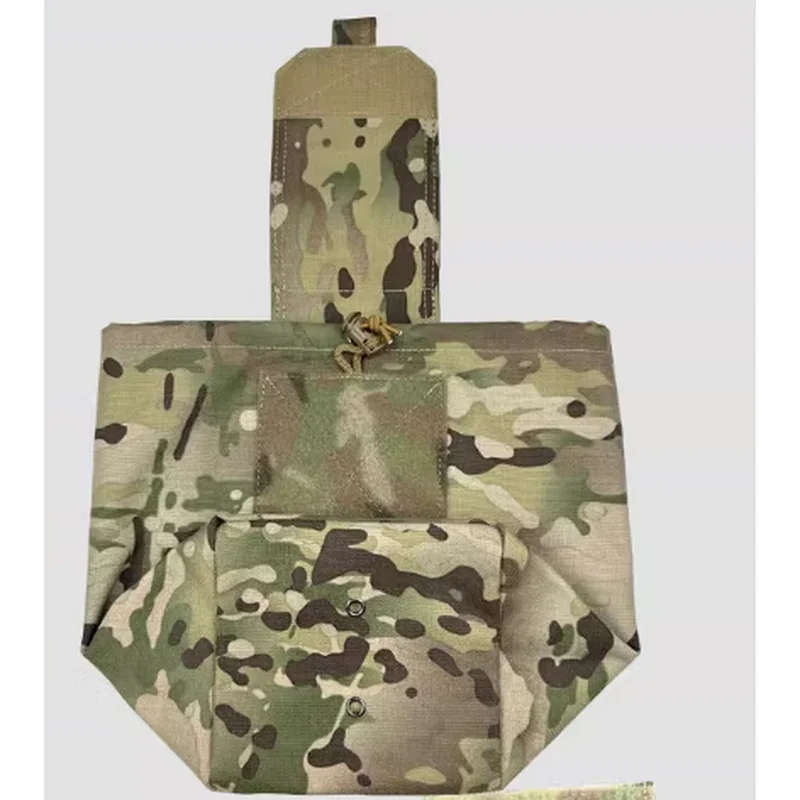 Kit de extensión MOLLE para exteriores, bolsa de reciclaje, bolsa de almacenamiento táctica EMR A-tacs FG Flecktarn personalizable - imagen 2