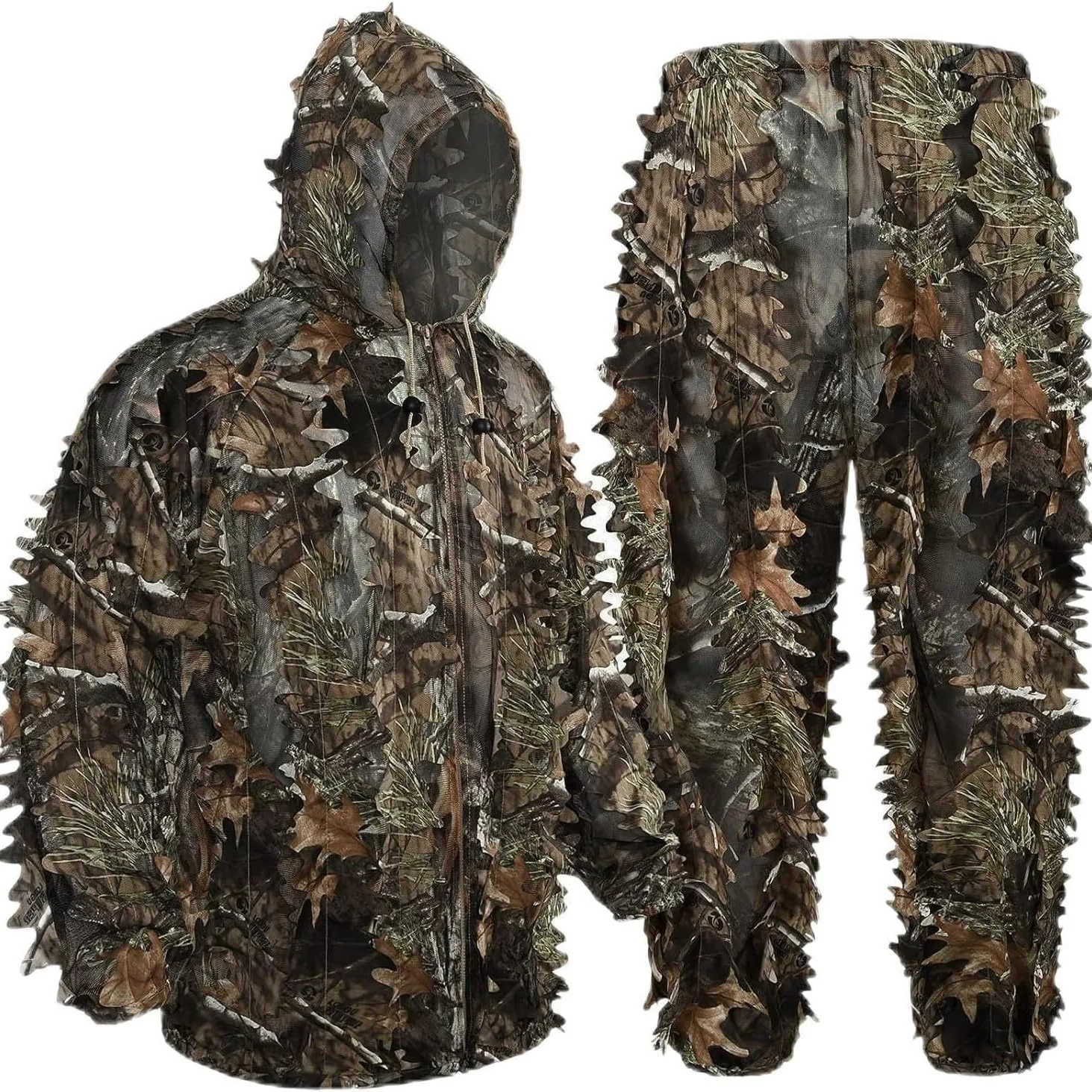 Ropa de camuflaje biónico Big Tree 2,0, fotografía al aire libre, observación de aves, caza, juego de entrenamiento CS, disfraz, traje Ghillie - imagen 2