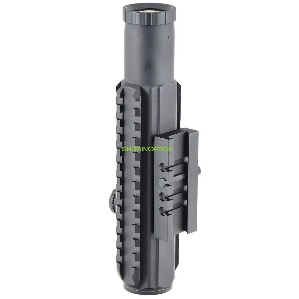 Shooin Optics 4x28 Integrated Scope Ultra Low Base 20mm Mount Fou Hunting Riflescope - imagen 5