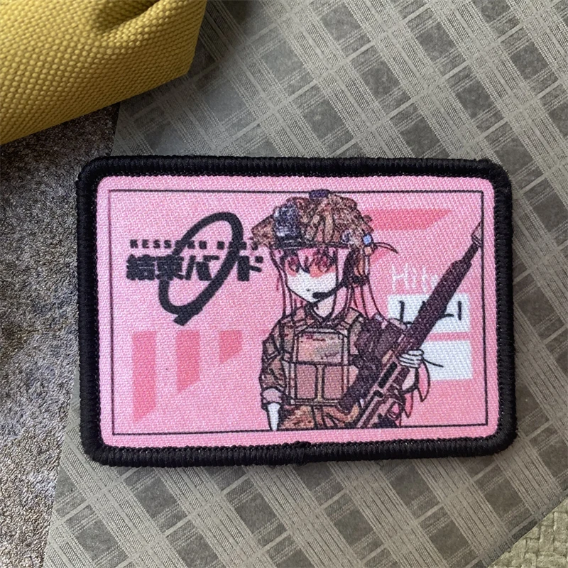 Parche de brazalete militar de soldado femenino táctico, insignia de moral con gancho y bucle de personalidad, pegatinas de accesorios para sombrero y mochila al aire libre - imagen 5