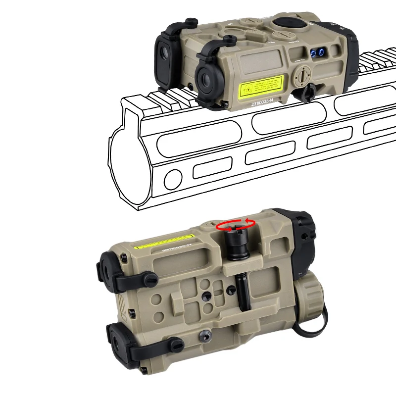 Caja de batería de plástico de nailon OGL táctico, juguete simulado no funcional para equipos Airsoft, arma CS, accesorios de caza, caja OGL - imagen 3