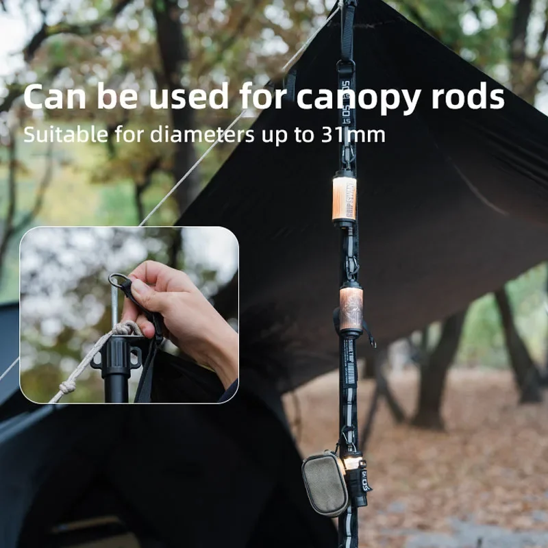 ShineTrip 05 Series 1000D Nylon táctico dosel poste funda colgante Kermit silla y trípode funda colgante resistente - imagen 5