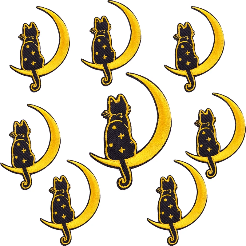 Prajna-parches bordados para planchar en la ropa, parches de dibujos animados para ropa, insignias de animales bonitos, 10 piezas - imagen 5