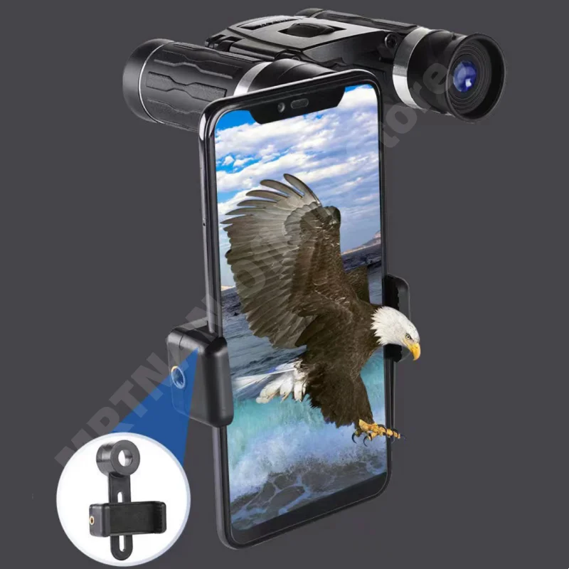 Binoculares portátiles con Zoom Hd de 500x25, telescopio plegable potente de 5000M/50000M, Visión de larga distancia, caza al aire libre, Camping y Deportes