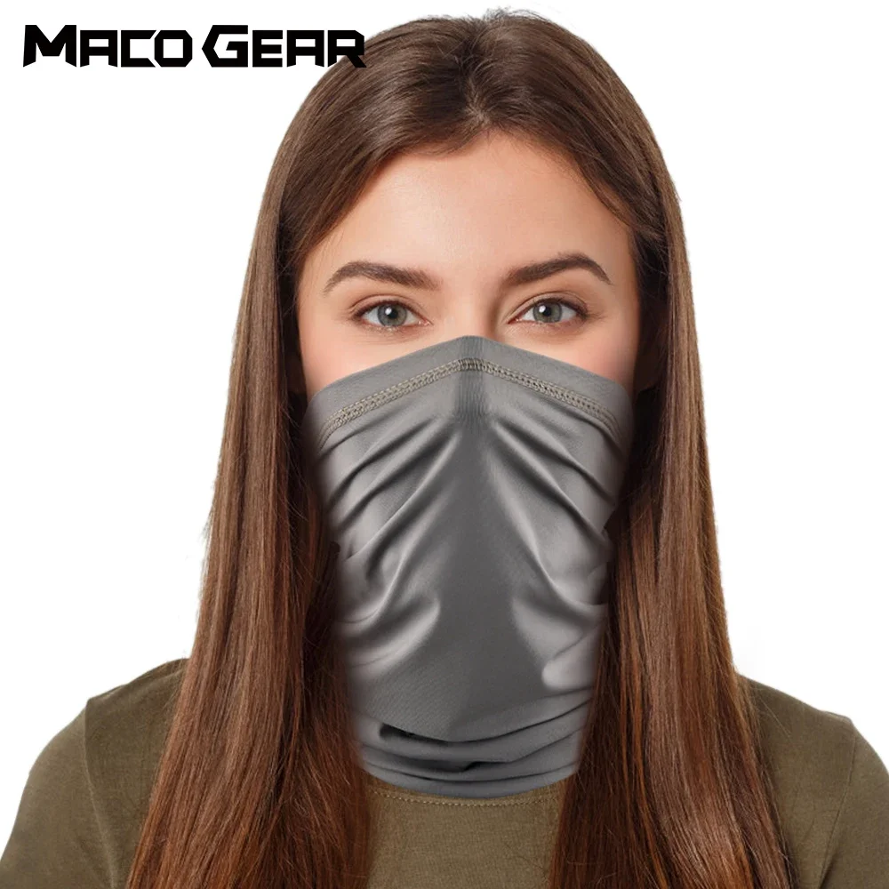 Pañuelo táctico transpirable para hombre, cubierta de polaina para el cuello, militar, elástico, suave, para senderismo, ciclismo, correr, bufanda de tubo, fresco, verano - imagen 4