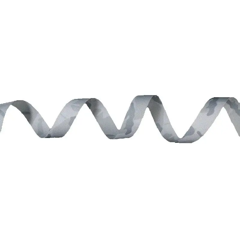 Correas de camuflaje para nieve de 2,5 CM, chaleco táctico Molle con estampado Cp blanco, correas para los hombros, cinta adhesiva de gancho y bucle de 10cm - imagen 3