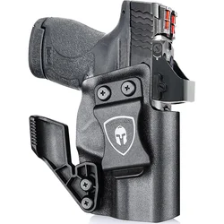 Funda táctica kydex IWB Smith & Wesson M&P Shield Plus óptica clic