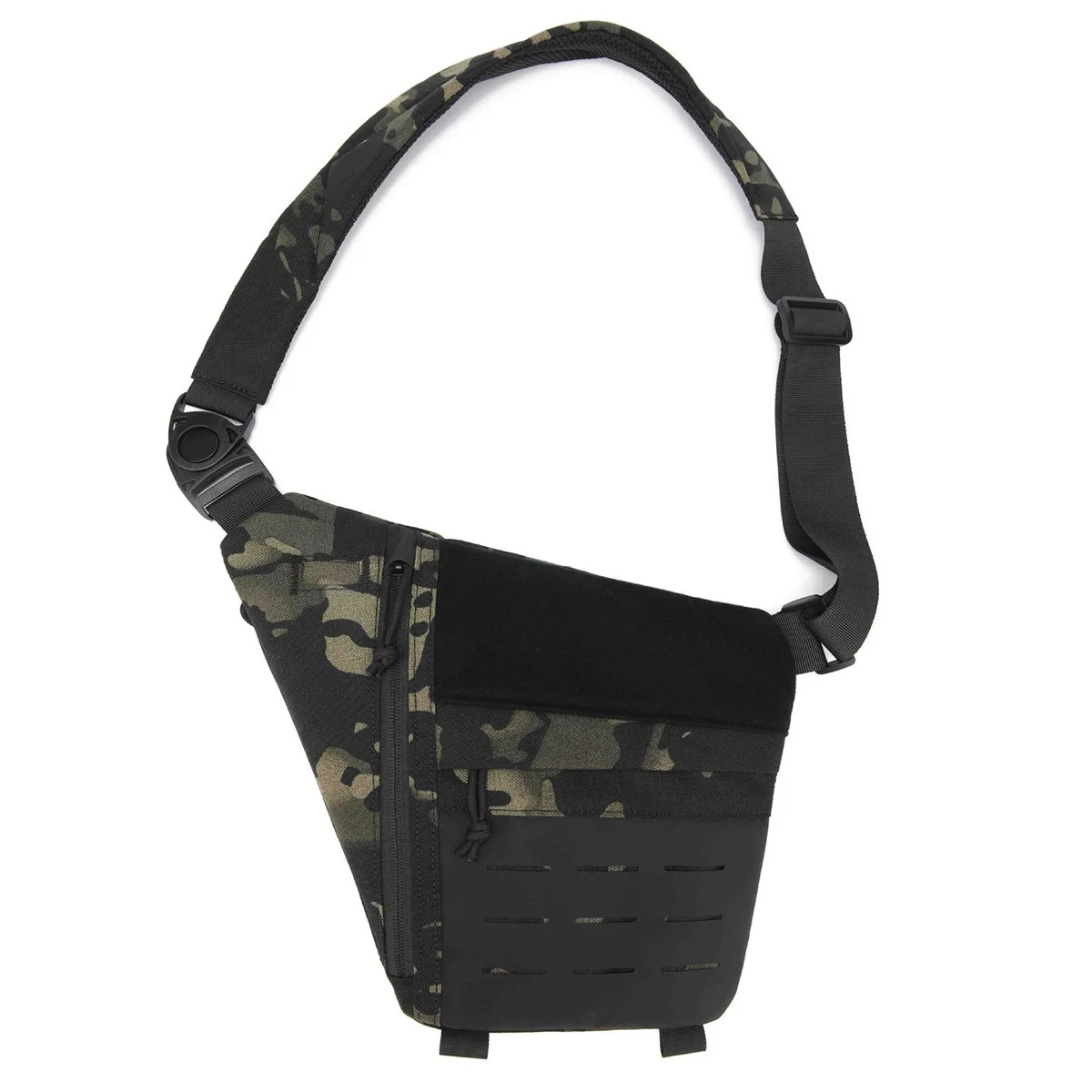 Bolso de hombro al aire libre, bolsa de caza, mochila táctica de un solo eslinga, mochila compacta cruzada para senderismo y ciclismo - imagen 4