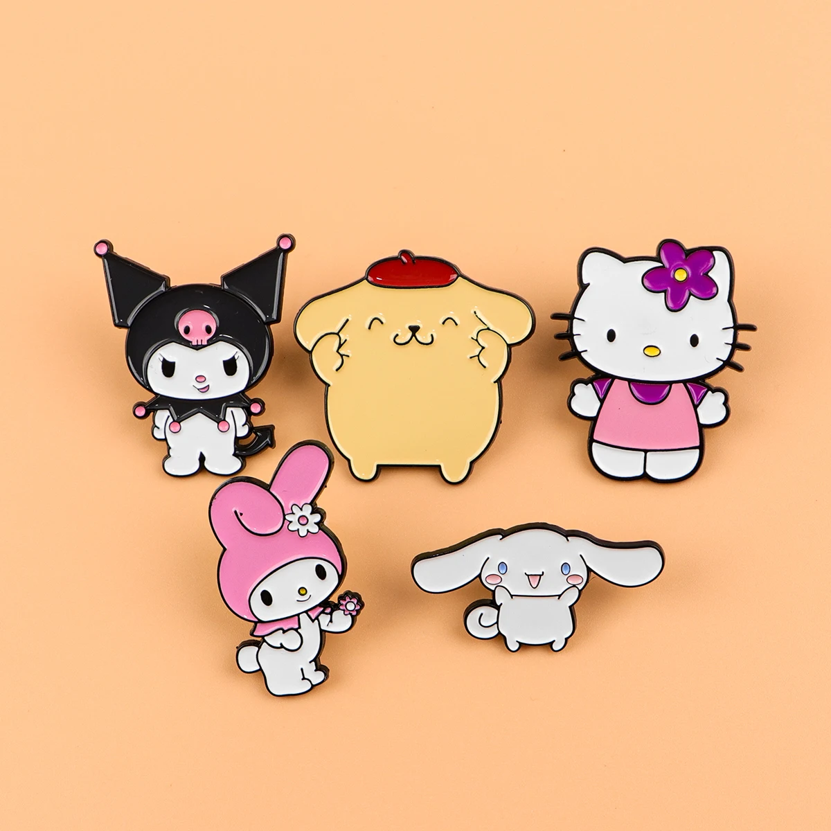 1 Juego de broches esmaltados de Anime para solapa, decoración de ropa para mujer, alfileres de Metal, mochila, sombrero, insignia, accesorios, regalo para niñas - imagen 4