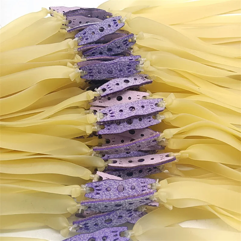 Banda de goma de cuero plano elástico para caza, tirachinas, rebote más rápido y fuerte, 5 piezas, 0,45mm-2mm - imagen 4