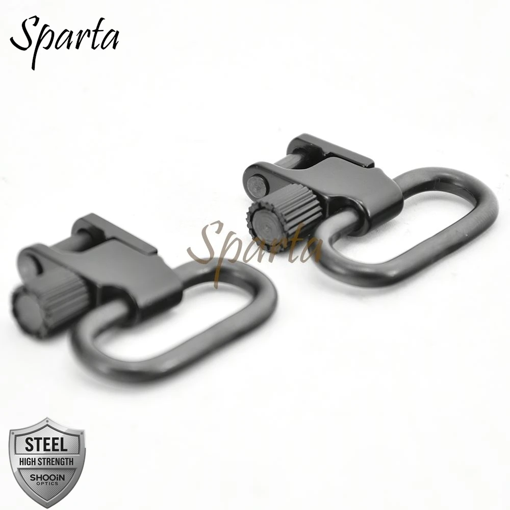 2 qd harnass swivel snel afneembare vergrendeling 1 inch 1,25 inch jachtgeweer schouderriem