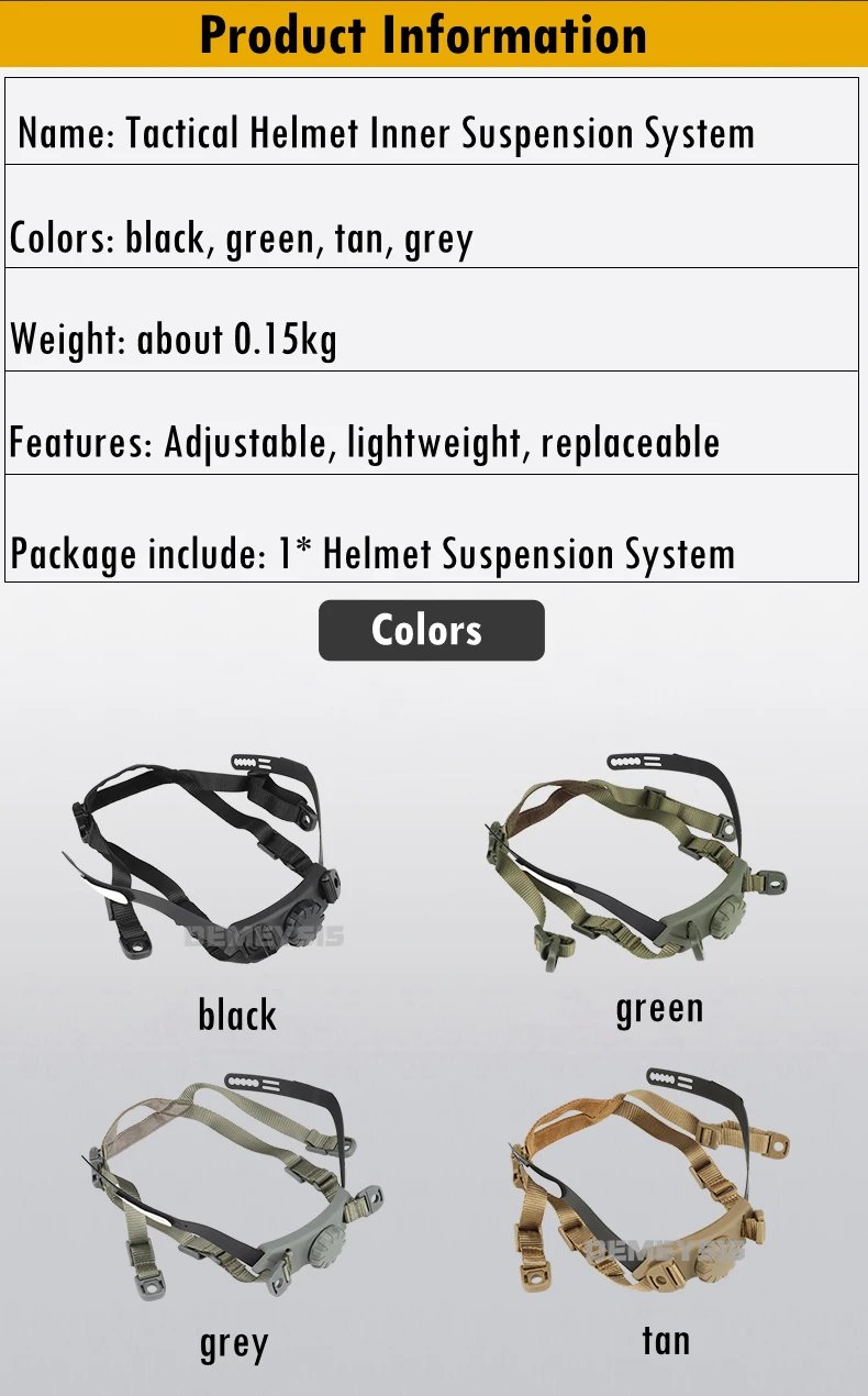 Sistema Casco - Opciones de color