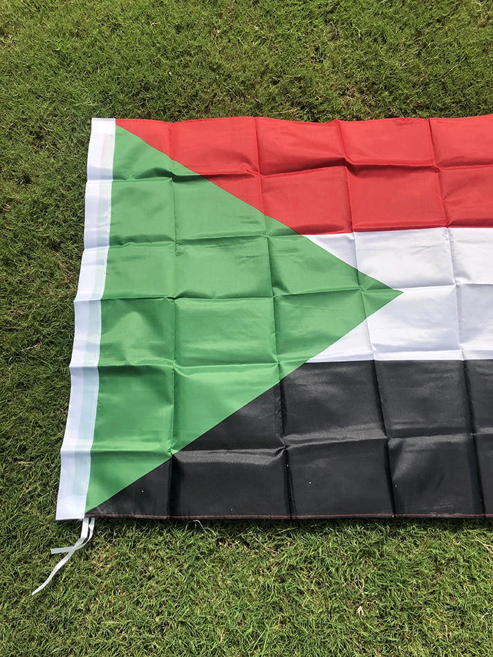 Bandera nacional Sudán doble cara de poliéster para exterior - imagen 5