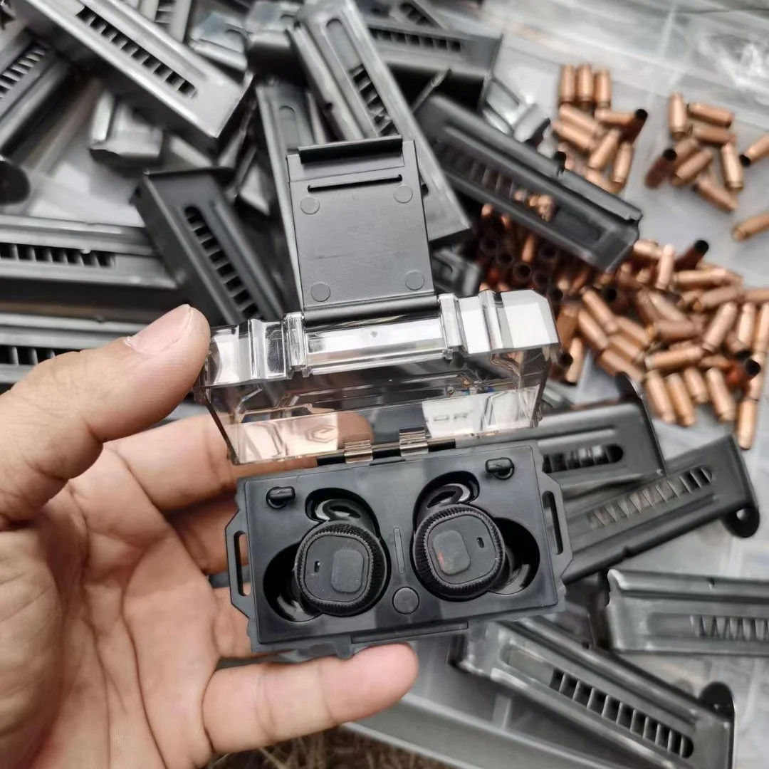 Earmor M20 Tapones para los oídos intrauditivos Tapones para los oídos electrónicos antiruido NRR26 para disparar Protección auditiva - imagen 2