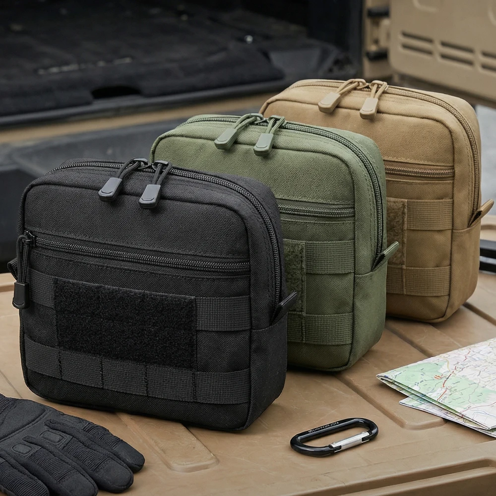 Bolsa táctica MOLLE EDC organizadora de cintura en nailon