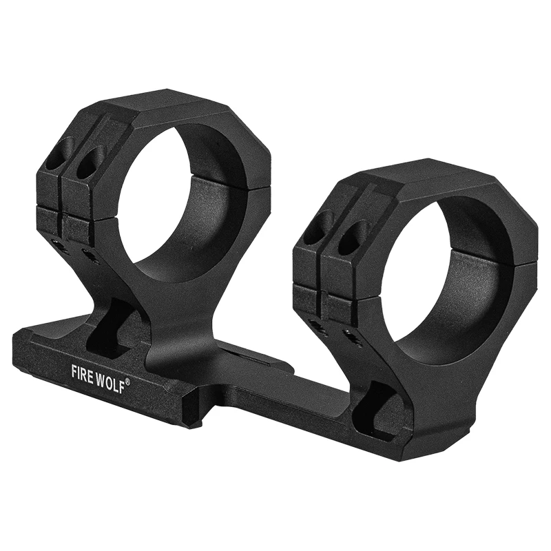 FIRE WOLF 7075 Anillo de montaje de alcance de aleación de aluminio 34 mm de alto caza Airsoft doble abrazadera táctica de metal se adapta a riel de cola de milano de 20 mm - imagen 5