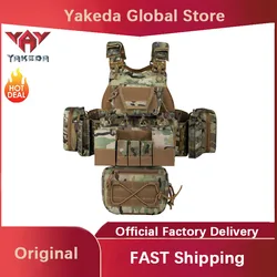 Chaleco táctico YAKEDA, suministros de traje para exteriores de liberación rápida, chaleco de entrenamiento, chaleco de caza de campo CS multifuncional resistente al desgaste
