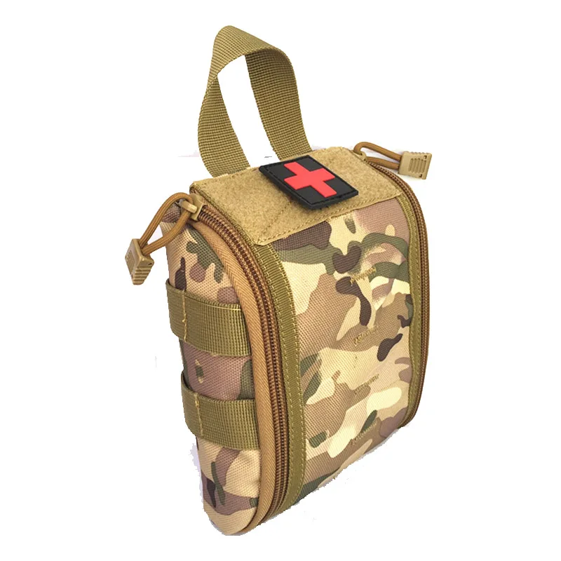 Bolsa médica táctica para exteriores, Kit de primeros auxilios, bolsa de emergencia para montañismo, Kit de supervivencia, funda de nailon para tiro - imagen 4