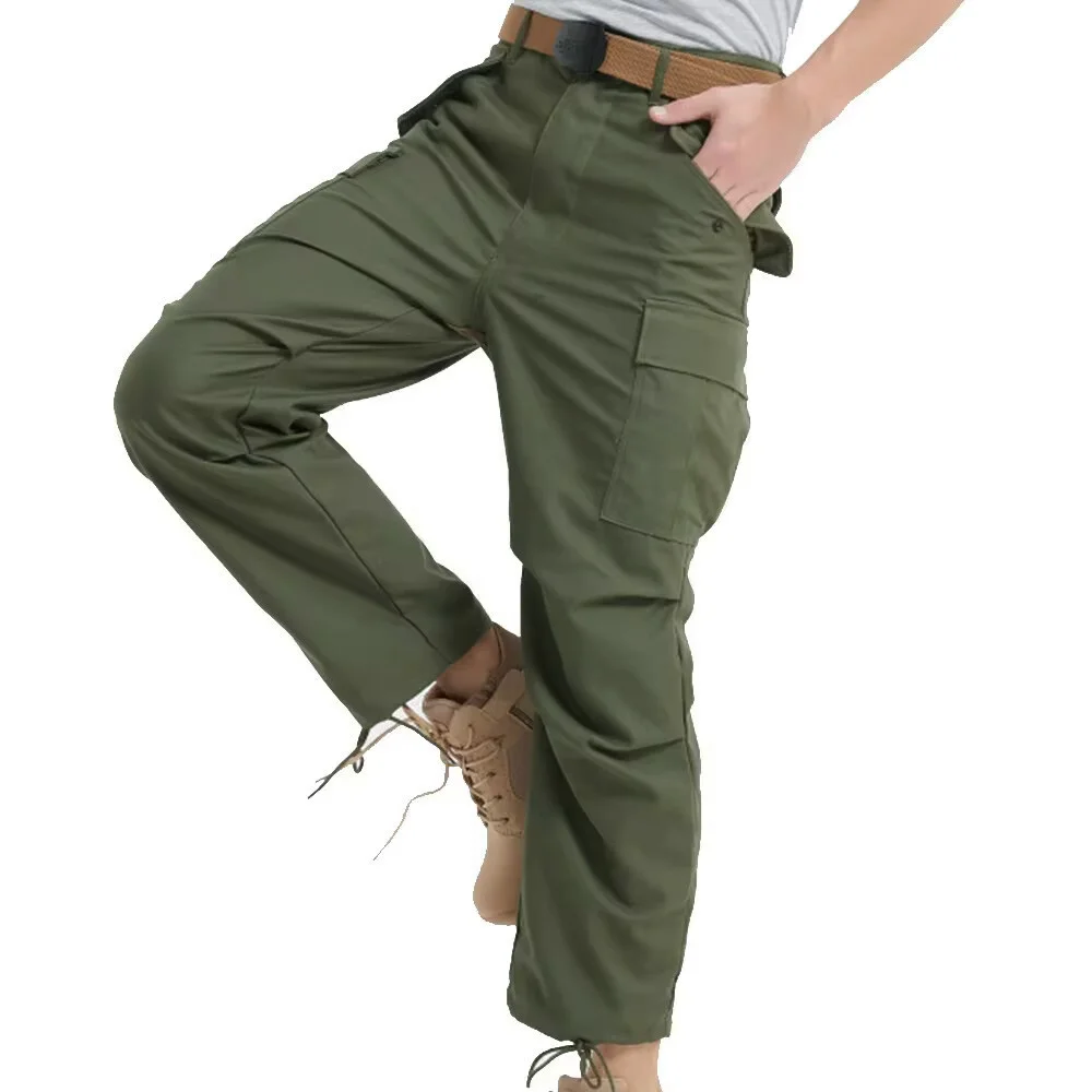 WW2 M65 pantalones de adiestramiento al aire libre para hombres pantalones Cargo Retro Segunda Guerra Mundial estilo americano soldado M65 pantalones tácticos de entrenamiento - imagen 2