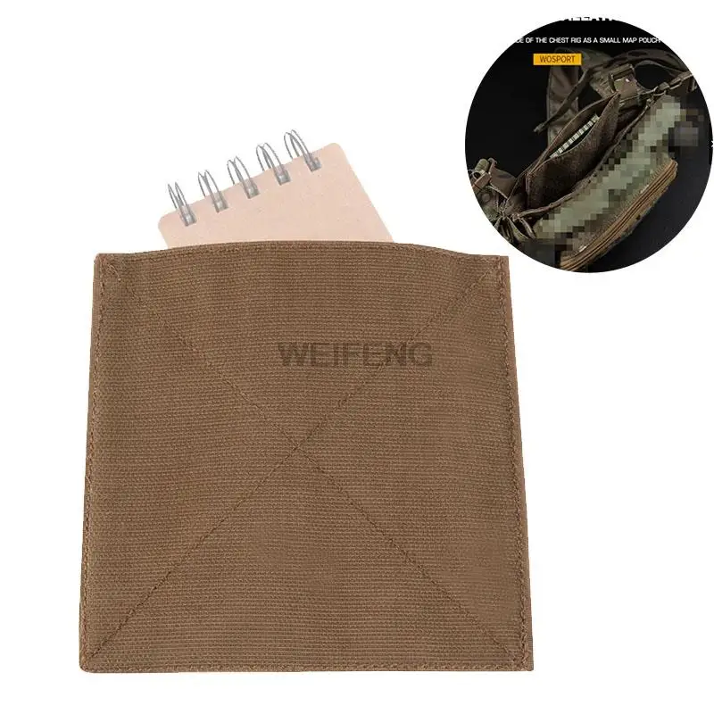 Bolsa táctica de transferencia AVS, bolsillo con cremallera bidireccional, Panel de gancho y bucle, aparejo de pecho, chaleco militar, accesorios de bolsillo interior - imagen 5