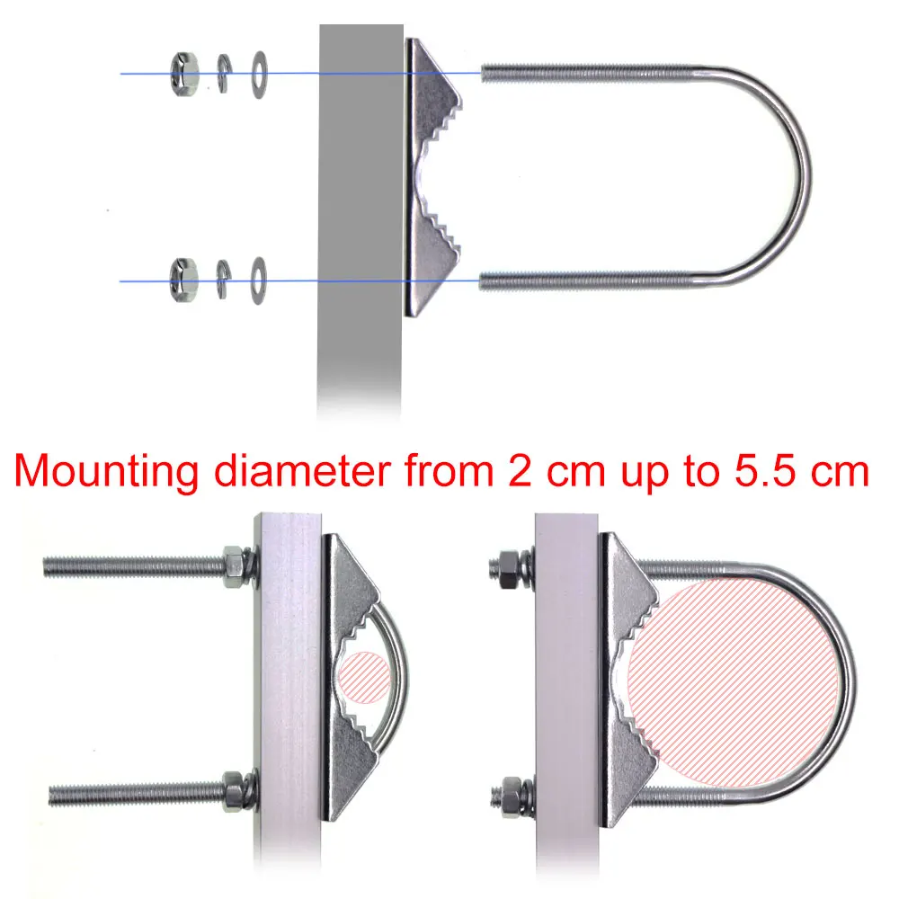 YAgi AY02 Ailunce Antena de alta ganancia 11dBi Antena Yagi Conector Femmina Walkie Talkie Yagi-Uda Antena Ham Radio Antena - imagen 5