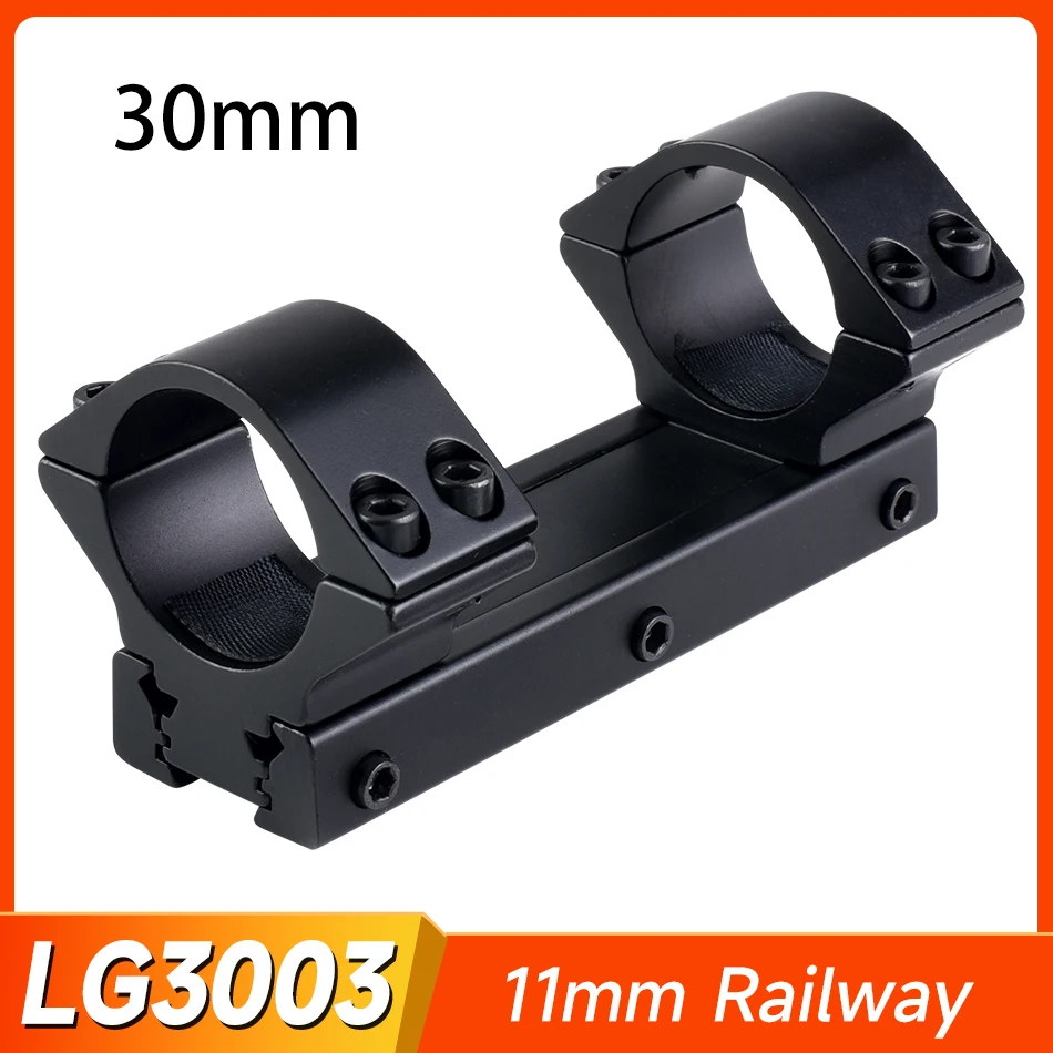Anillo de alcance táctico de 30mm, montaje de alcance de una pieza, anillos duales de 1,18 "/30mm, accesorios de caza, Picatinny de 11mm