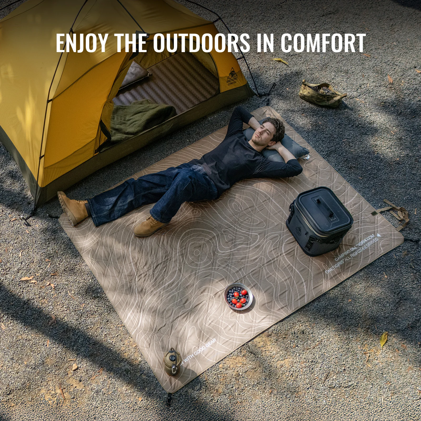 OneTigris Esterilla Camping Ultraligera Plegable Resistente a Humedad - imagen 3