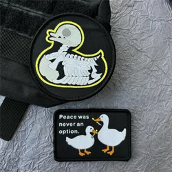 Parche táctico tela de pato con velcro para mochila y equipo