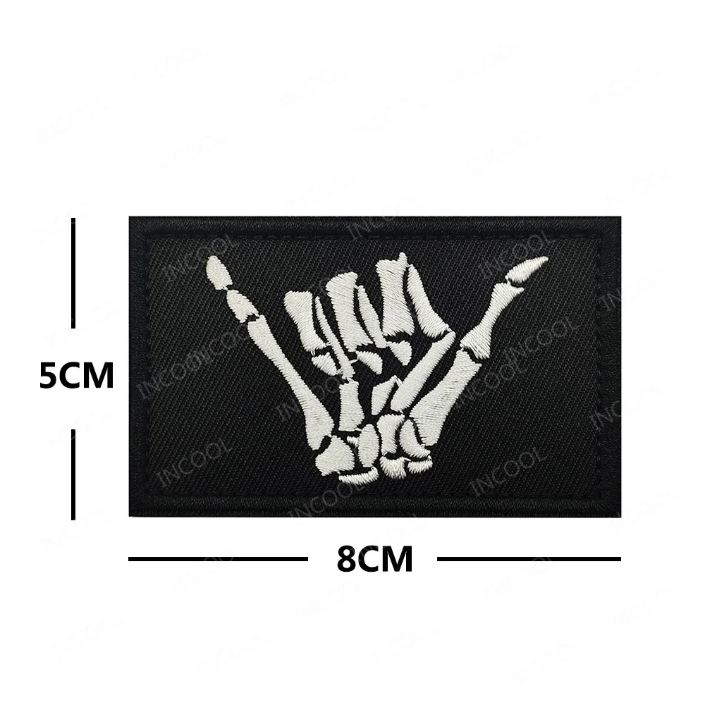 18 Embroidered 8X5CM