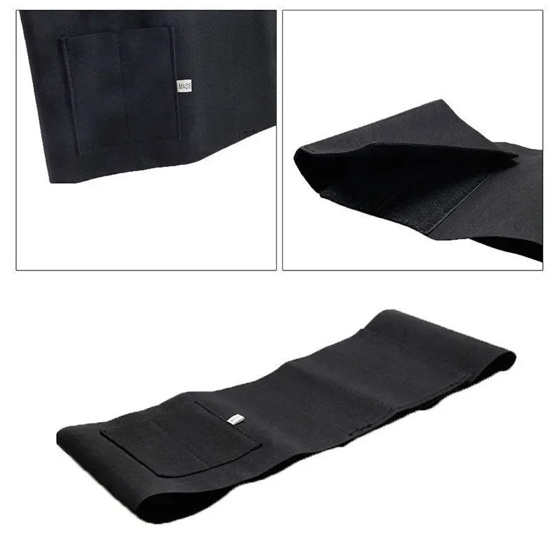 Funda delgada de transporte oculto para el vientre, funda de pistola para el vientre, banda Abdominal, funda de pistola con 2 bolsas para revistas - imagen 3