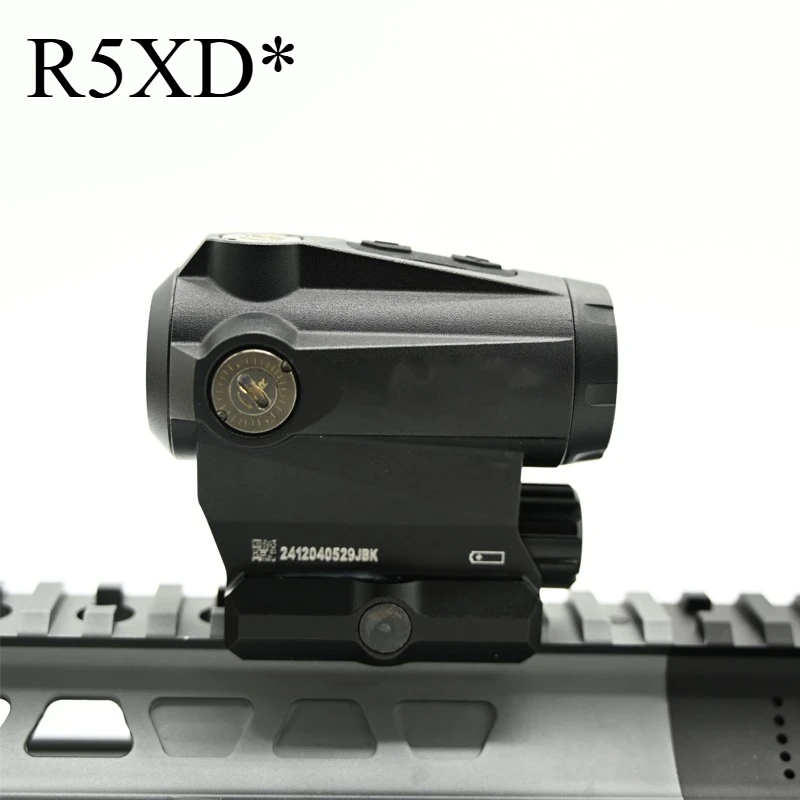 Óptica holográfica R5 GEN II, punto rojo para caza, mira compacta 32 MOA Airsoft con soporte alto y bajo de 20mm con marcas originales - imagen 4