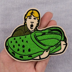 Parche divertido para planchar zapatos, parche para ropa, parche bordado de dibujos animados, accesorios de ropa, pegatinas de costura